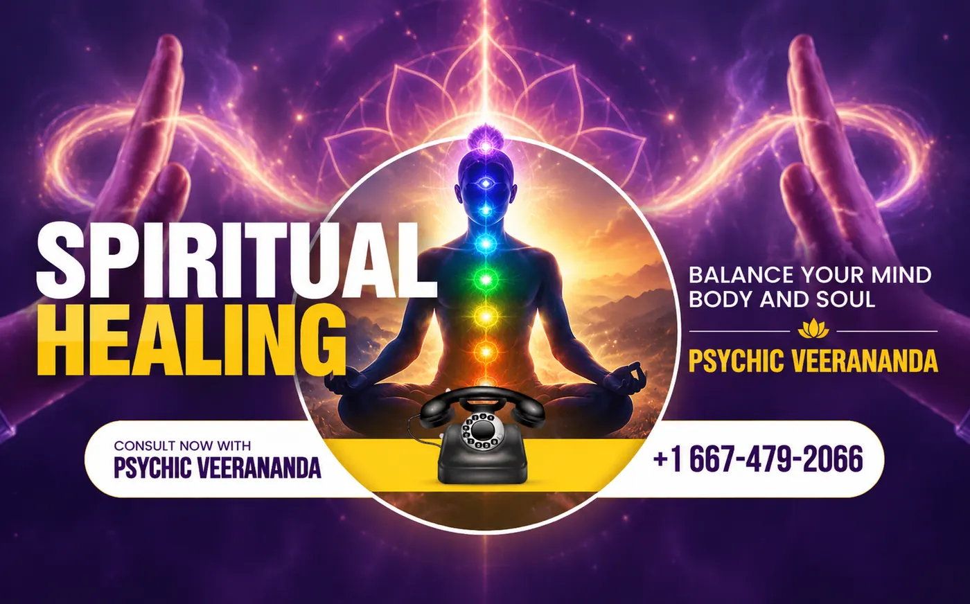 Spiritual Healing - Psychic Veerananda - Baltimore Maryland
